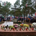 Uroczystość ku pamięci pomordowanych - Góry Morzewskie.